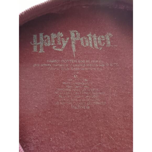 Harry Potter Gryffindor House Crest Men's Sm T-shirt Maroon - Picture 4 of 5